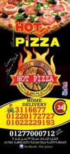 Hot Pizza menu Egypt 1